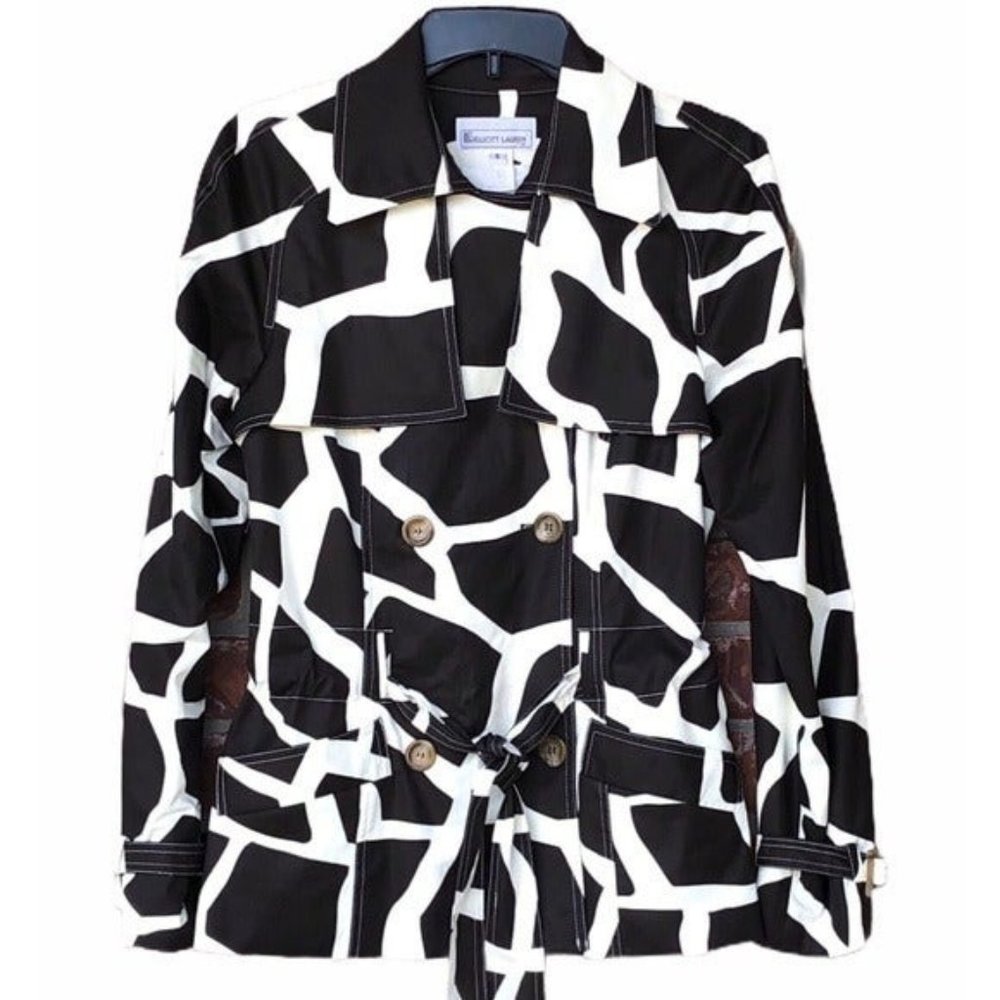 Elliott Lauren Size 8 Crop Trench Coat